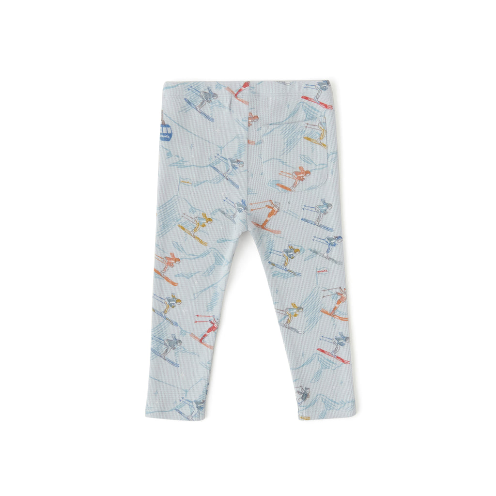 Petit Ski Legging - On The Slopes- Back- Pocket- Flat Lay