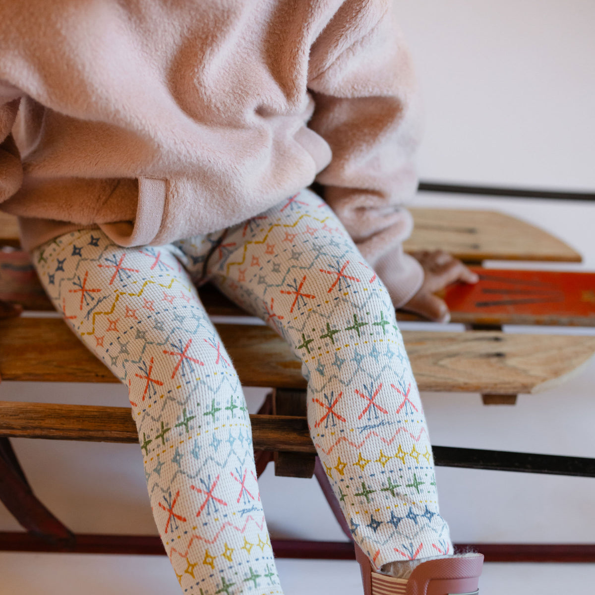 Petit Ski Legging - Snow Patrol- Colorful Print- On Toddler