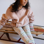 Petit Ski Legging - Snow Patrol- On Toddler- Colorful Ski Print