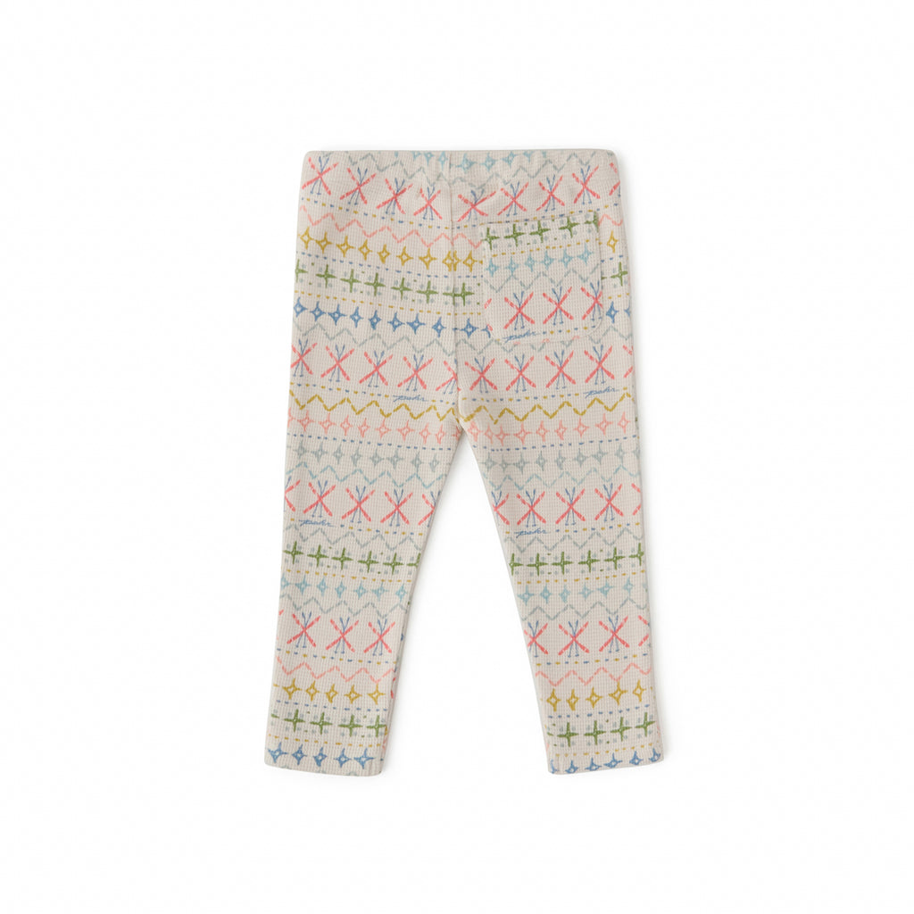Petit Ski Legging - Snow Patrol- Back Pocket- Flatlay