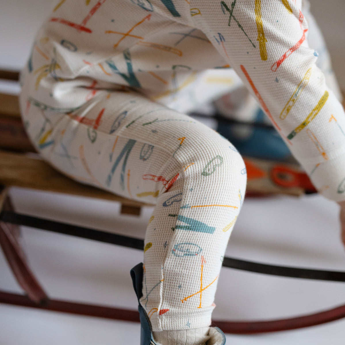Petit Ski Legging - Apres- On Toddler- Pathfinder Boot- Matching Colorful Ski Print Set
