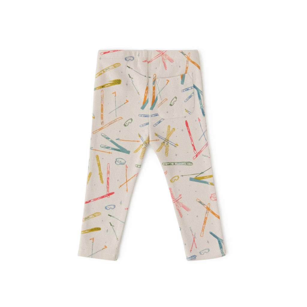 Petit Ski Legging - Apres- Back Pocket Flat Lay