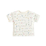 Pehr-Dropped Shoulder Short Sleeve T-Shirt-Crawling Critters-1