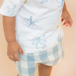 Dropped Shoulder Short Sleeve T-Shirt - Octopus Oasis