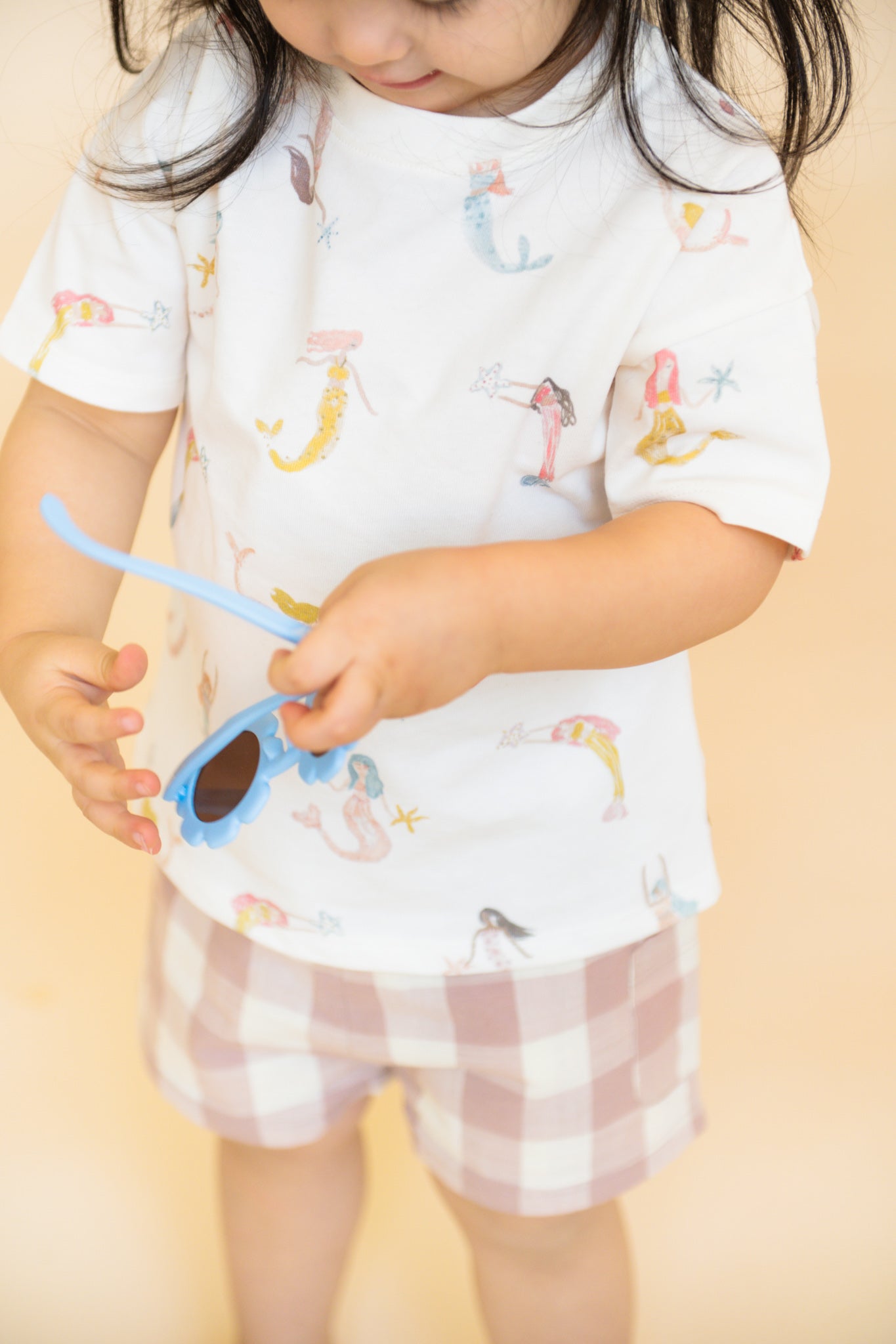 Dropped Shoulder Short Sleeve T-Shirt - Mermaid Melody