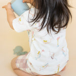 Dropped Shoulder Short Sleeve T-Shirt - Mermaid Melody