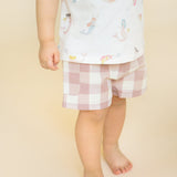 Dropped Shoulder Short Sleeve T-Shirt - Mermaid Melody