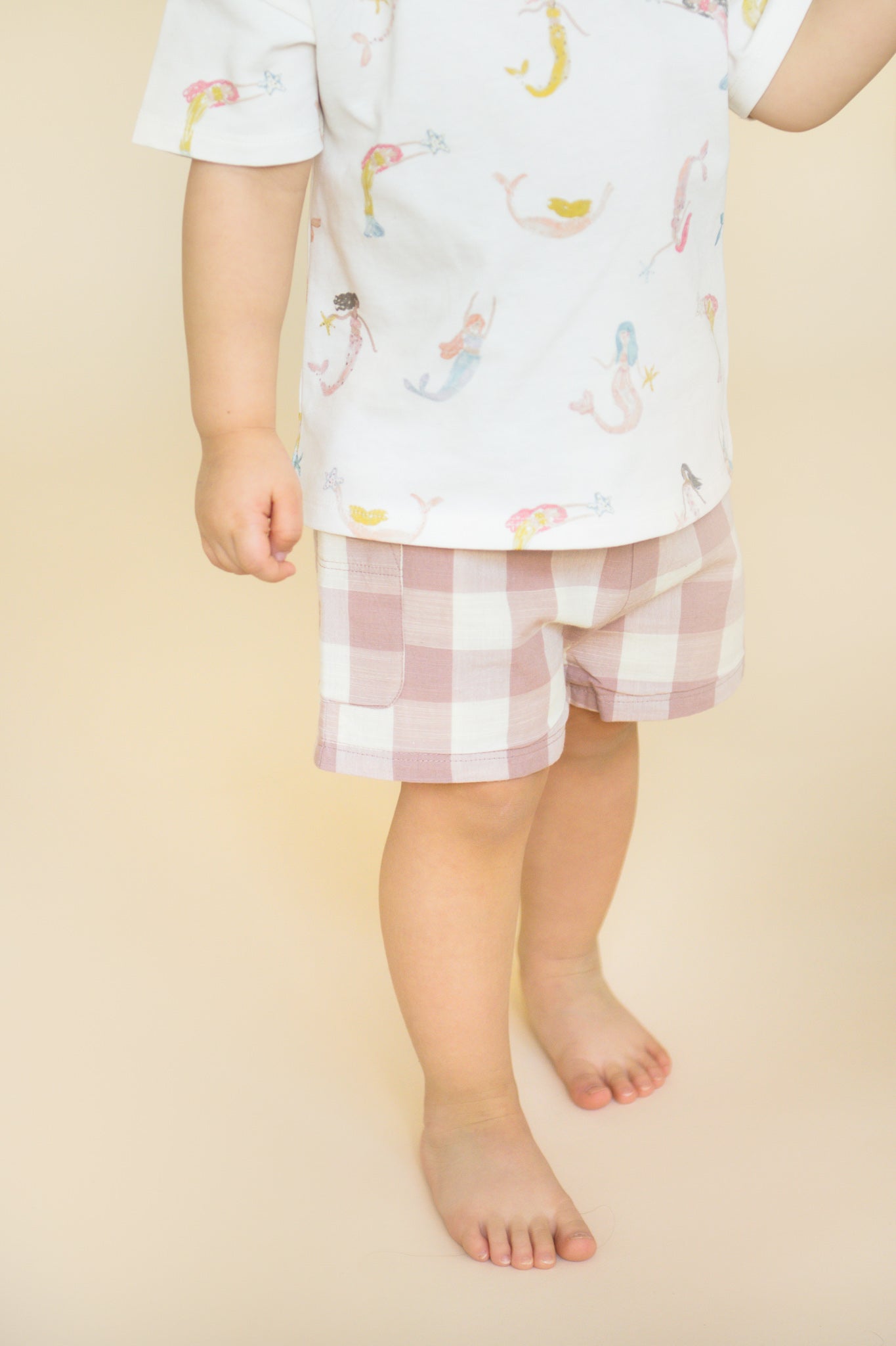 Dropped Shoulder Short Sleeve T-Shirt - Mermaid Melody