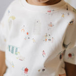 Dropped Shoulder Short Sleeve T-Shirt - Explore the World