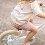 Dropped Shoulder Short Sleeve T-Shirt - Sea Bloom