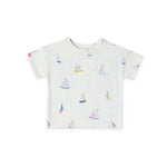 Dropped Shoulder Short Sleeve T-Shirt - Set Sail