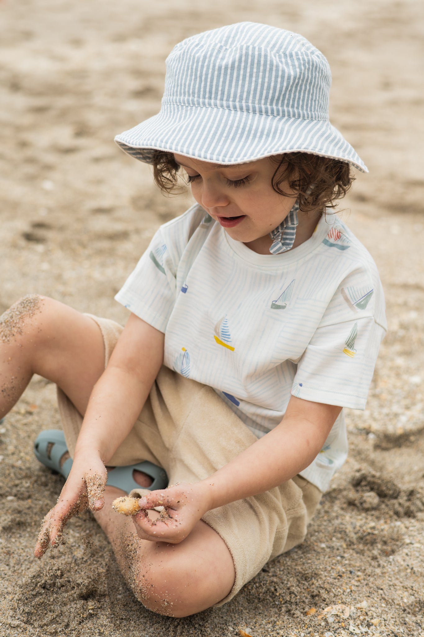 Dropped Shoulder Short Sleeve T-Shirt - Set Sail