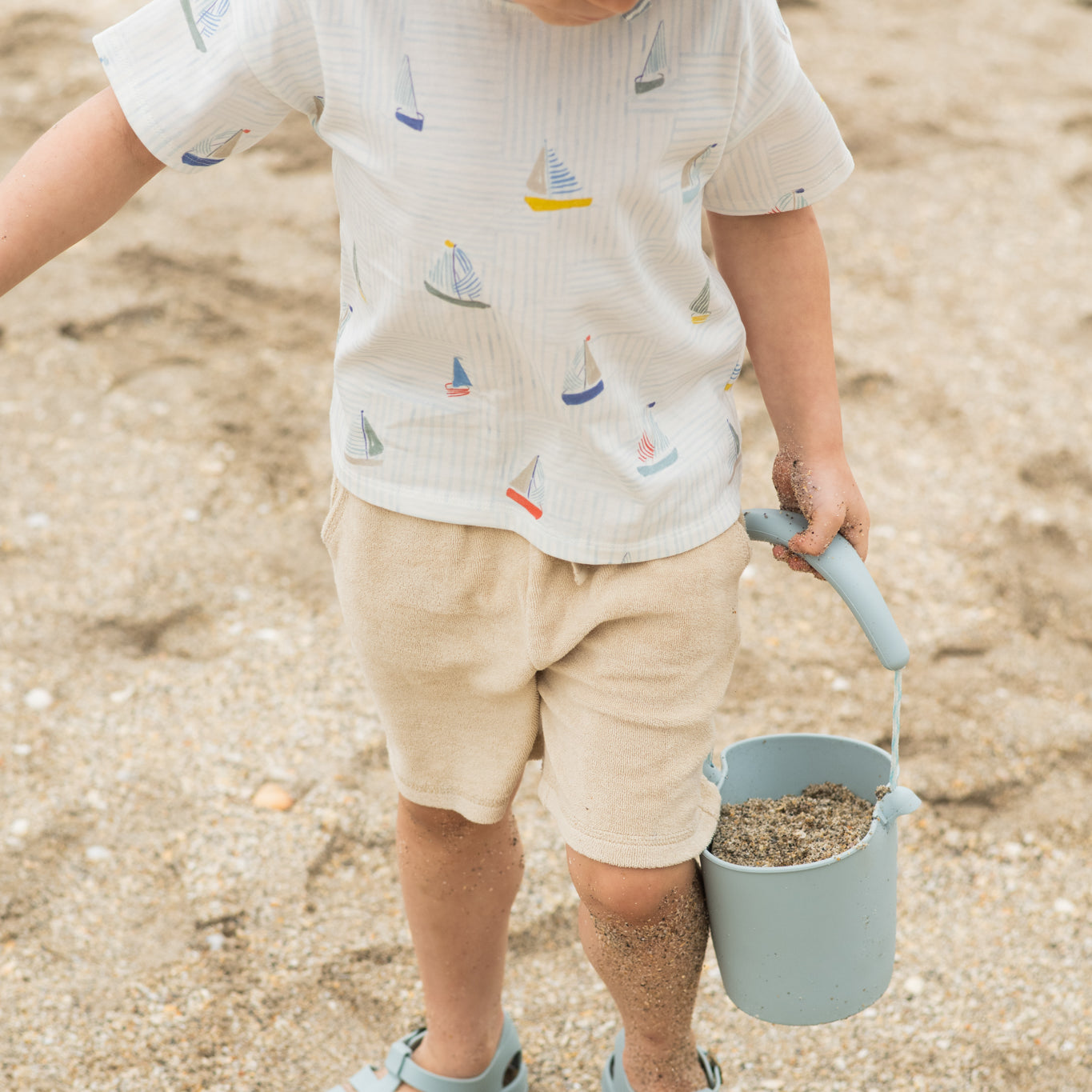 Dropped Shoulder Short Sleeve T-Shirt - Set Sail