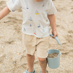 Dropped Shoulder Short Sleeve T-Shirt - Set Sail