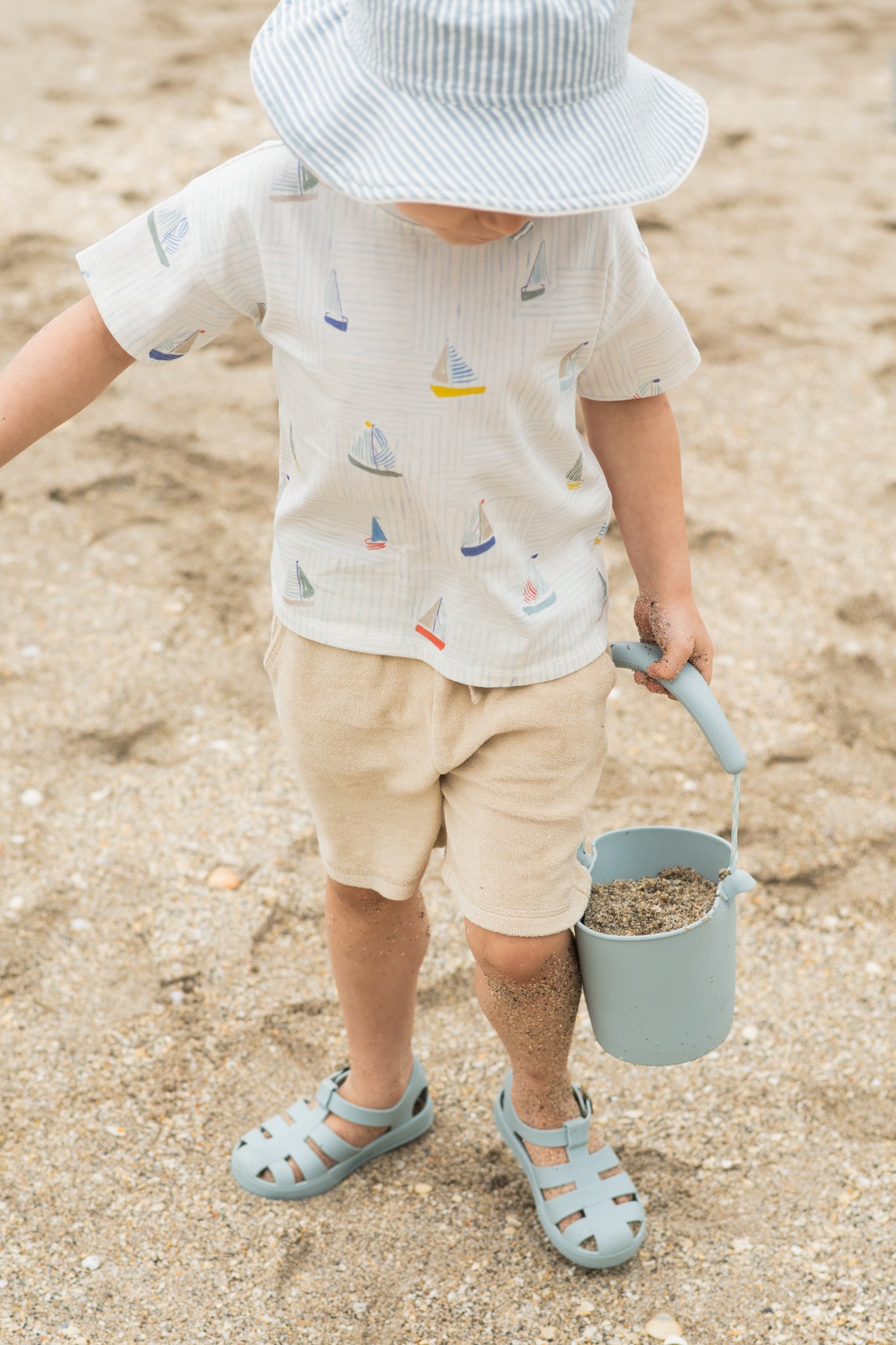 Dropped Shoulder Short Sleeve T-Shirt - Set Sail