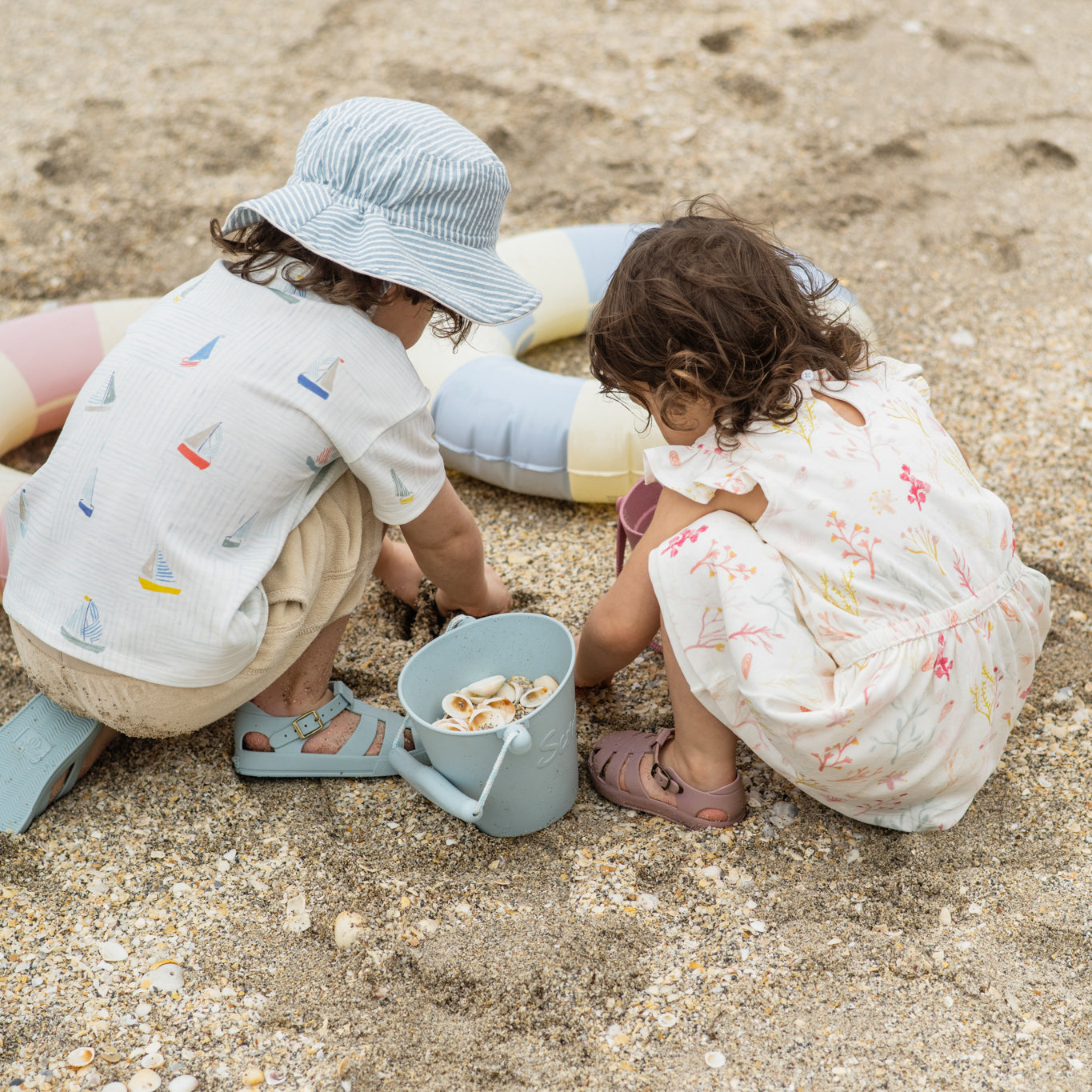Dropped Shoulder Short Sleeve T-Shirt - Set Sail