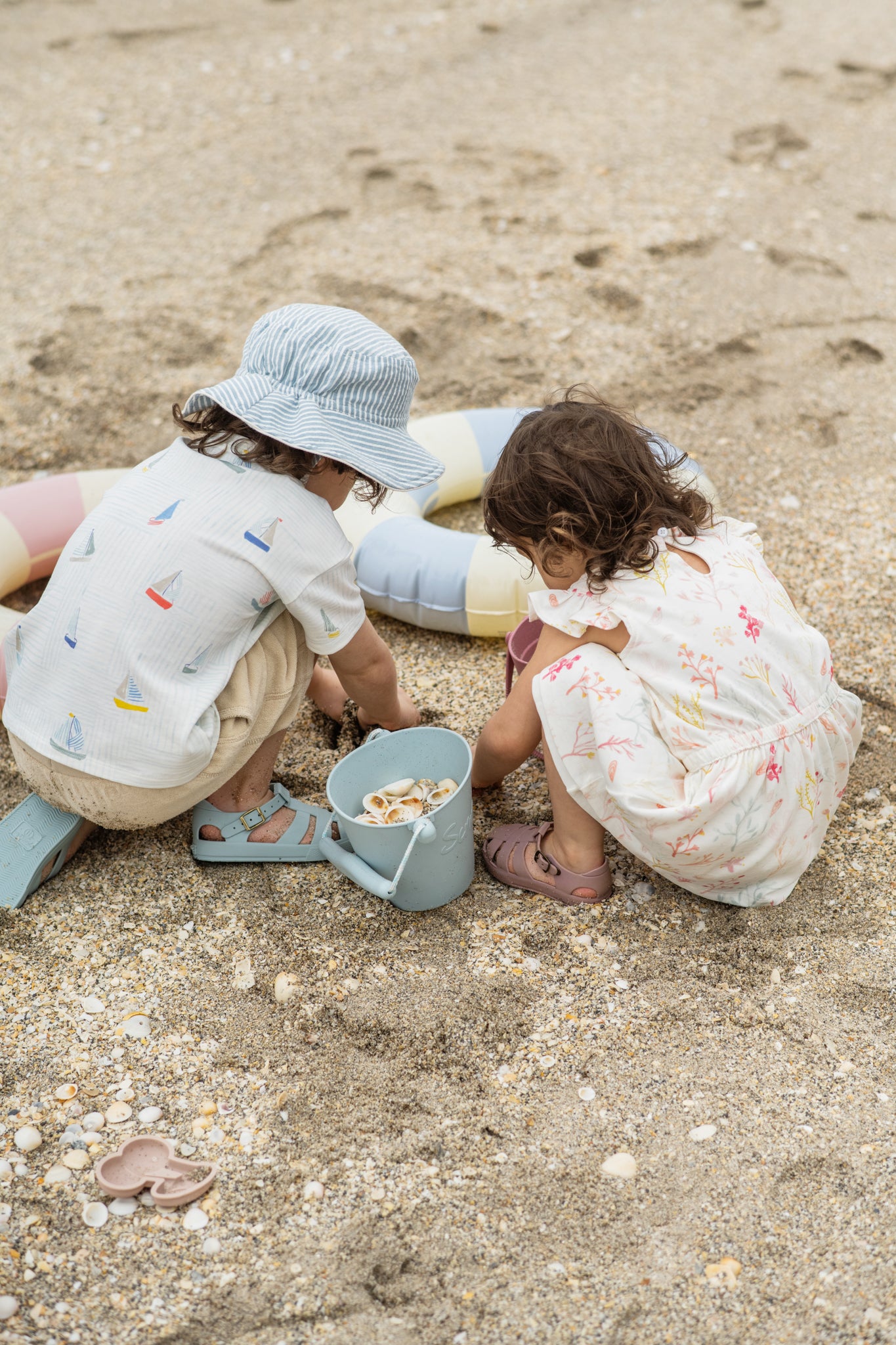 Dropped Shoulder Short Sleeve T-Shirt - Set Sail