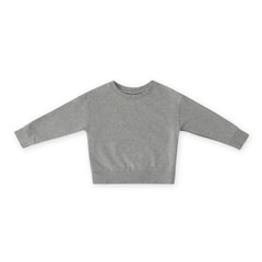 French Terry Toddler Sweatshirt - Heather Grey- Front