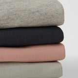 French Terry Toddler Sweatshirt - Heather Grey- Group Stack Closeup