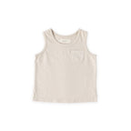 garment dye tank sand in pinks pattern pehr