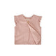 French Terry Ruffle Vest Top Pehr   