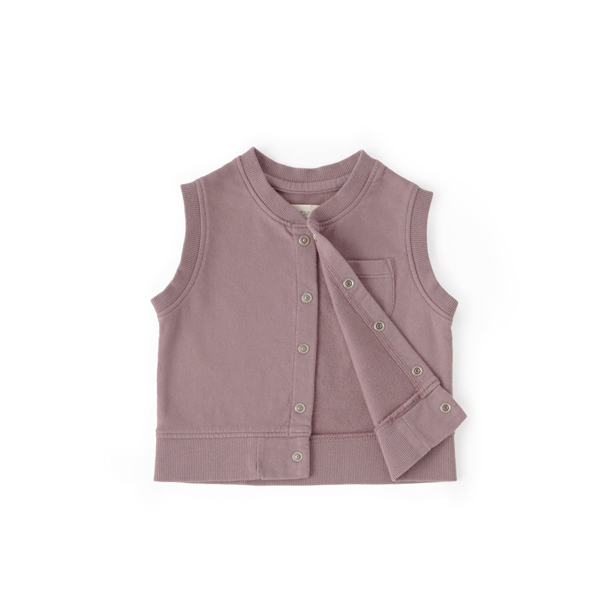 French Terry Patch Pocket Vest Top Pehr   