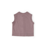 Pehr-French Terry Patch Pocket Vest-Plum-7