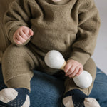 Pehr-Teddy Fleece Dropped Shoulder Sweatshirt-Moss-3