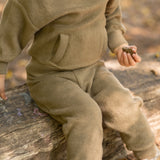 Pehr-Teddy Fleece Dropped Shoulder Sweatshirt-Moss-5