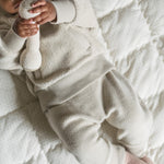 Pehr-Teddy Fleece Dropped Shoulder Sweatshirt-Stone-3