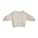 pehr-teddy fleece dropped shoulder sweatshirt-Stone-7