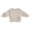 Pehr-Teddy Fleece Dropped Shoulder Sweatshirt-Stone-1