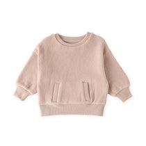 pehr-teddy fleece dropped shoulder sweatshirt-Rose Pink-1