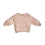 pehr-teddy fleece dropped shoulder sweatshirt-Rose Pink-1