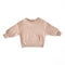 Pehr-Teddy Fleece Dropped Shoulder Sweatshirt-Rose Pink-1