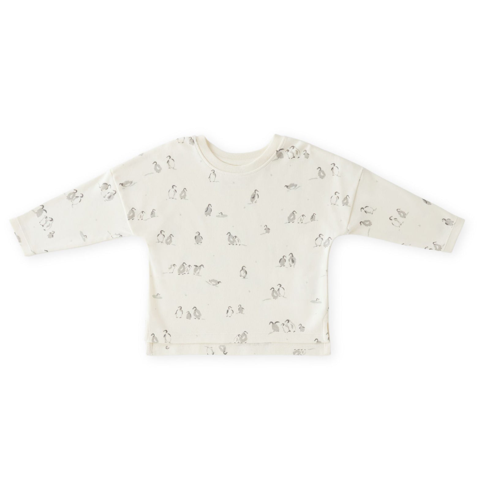 Dropped Shoulder Long Sleeve Toddler Top