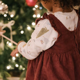 Dropped Shoulder Long Sleeve Top - Explore the World Holiday