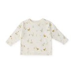 Pehr-Dropped Shoulder Long Sleeve Toddler Top-Duck Duck Goose-1