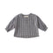 Pehr-Gingham Long Sleeve Top-Indigo-1