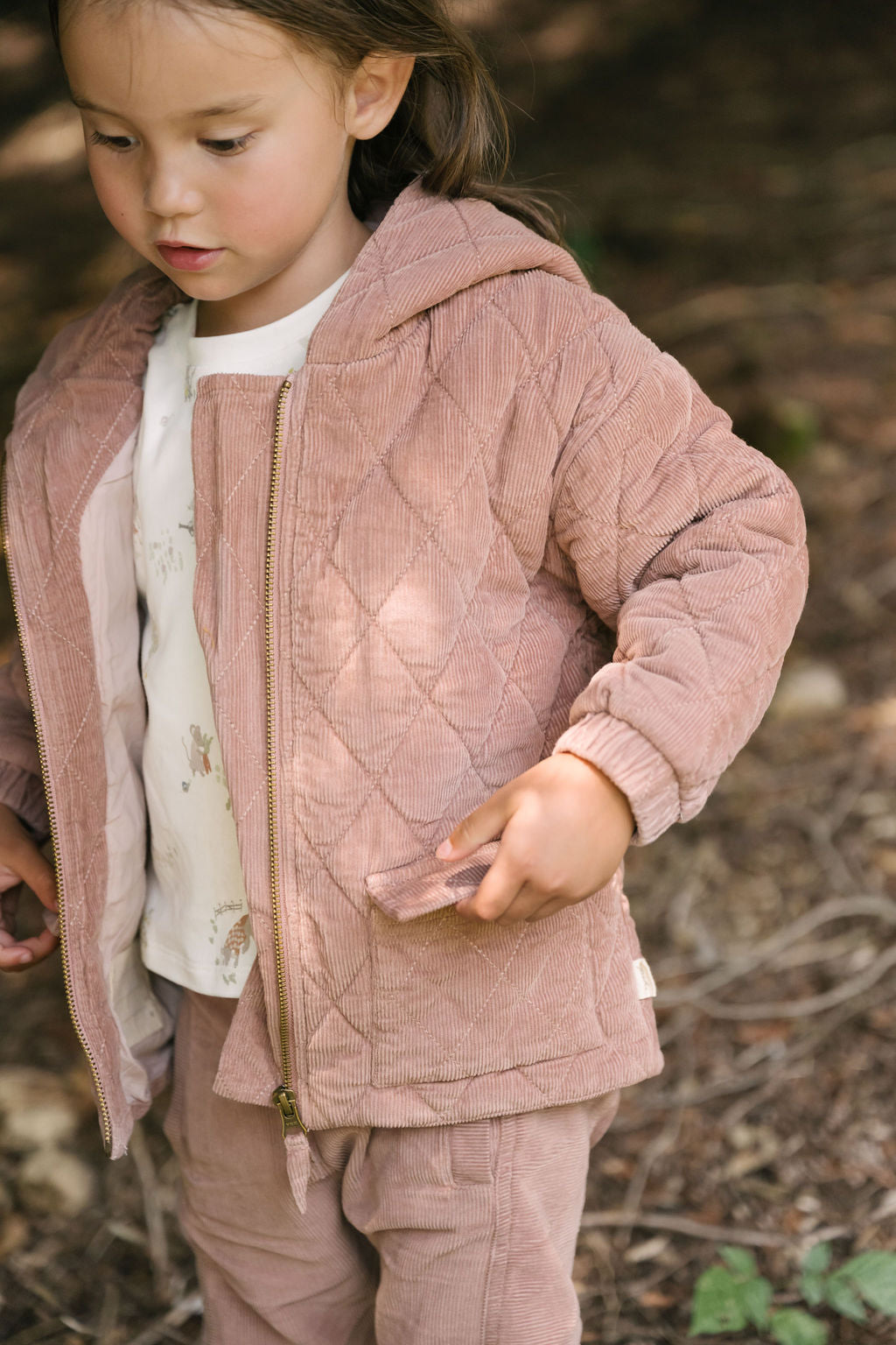 Corduroy Quilted Jacket