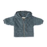 Corduroy Quilted Jacket - Harbor- Front