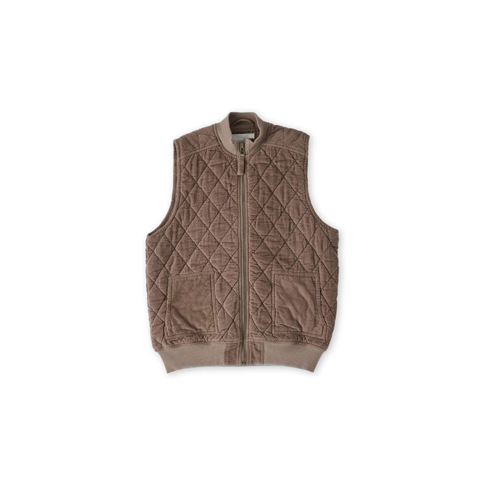 Corduroy Quilted Vest