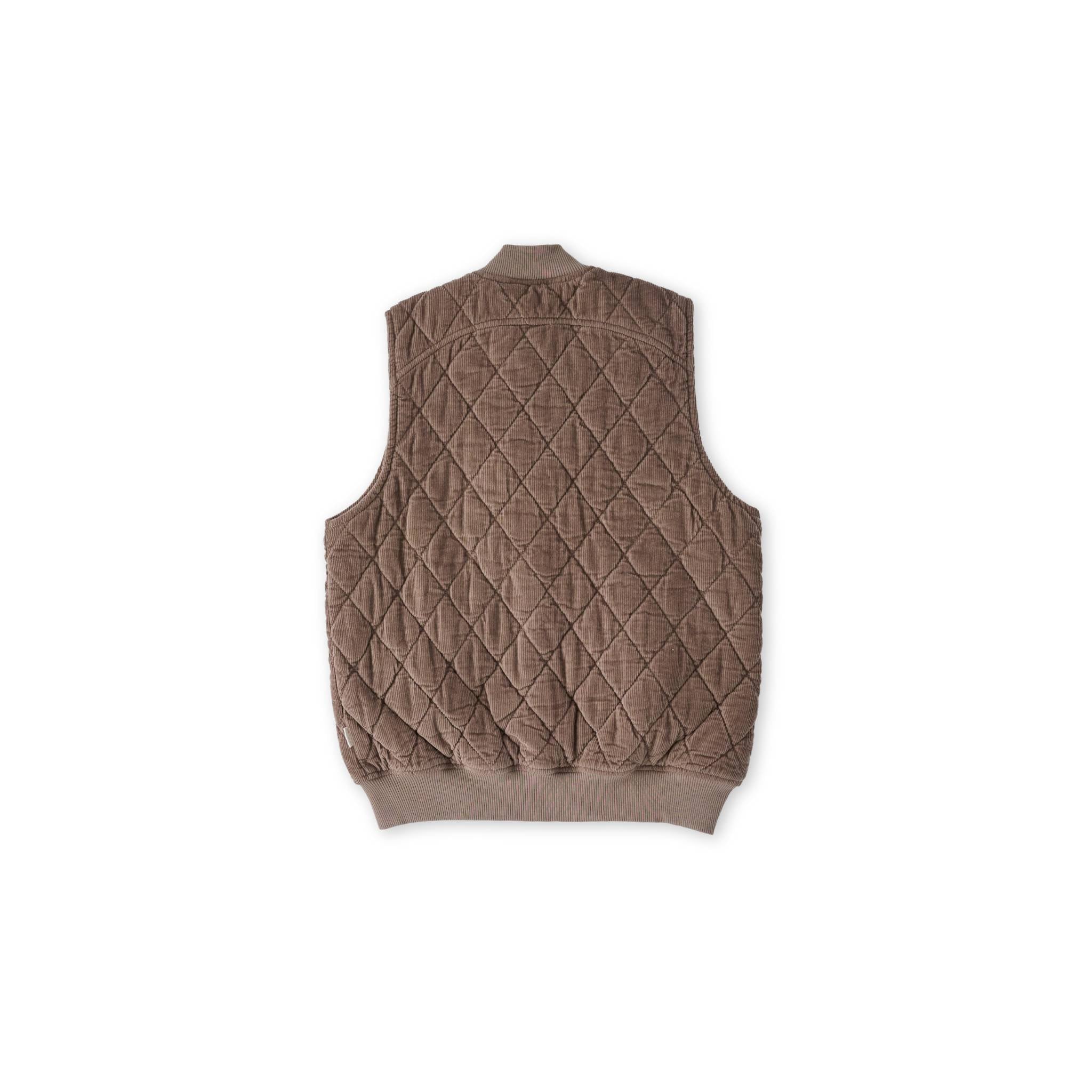 Pehr-Corduroy Kids Quilted Vest-Portobello-5