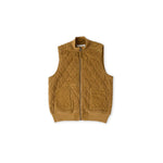 Pehr-Corduroy Kids Quilted Vest-Ochre-1