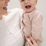 Pehr-Pointelle Knit Sweater-Soft Peony-Baby-2