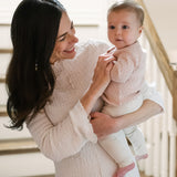 Pehr-Pointelle Knit Sweater-Soft Peony-Baby-3