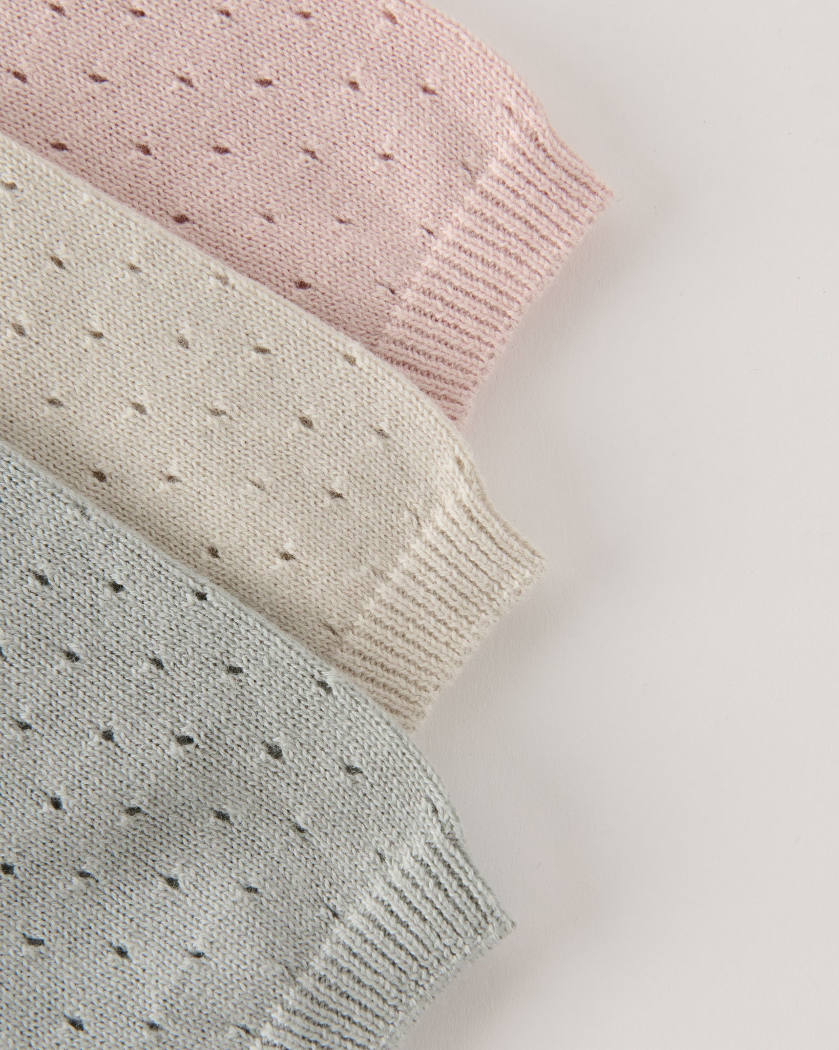 Pehr-Pointelle Knit Sweater-Soft Peony-Baby-5