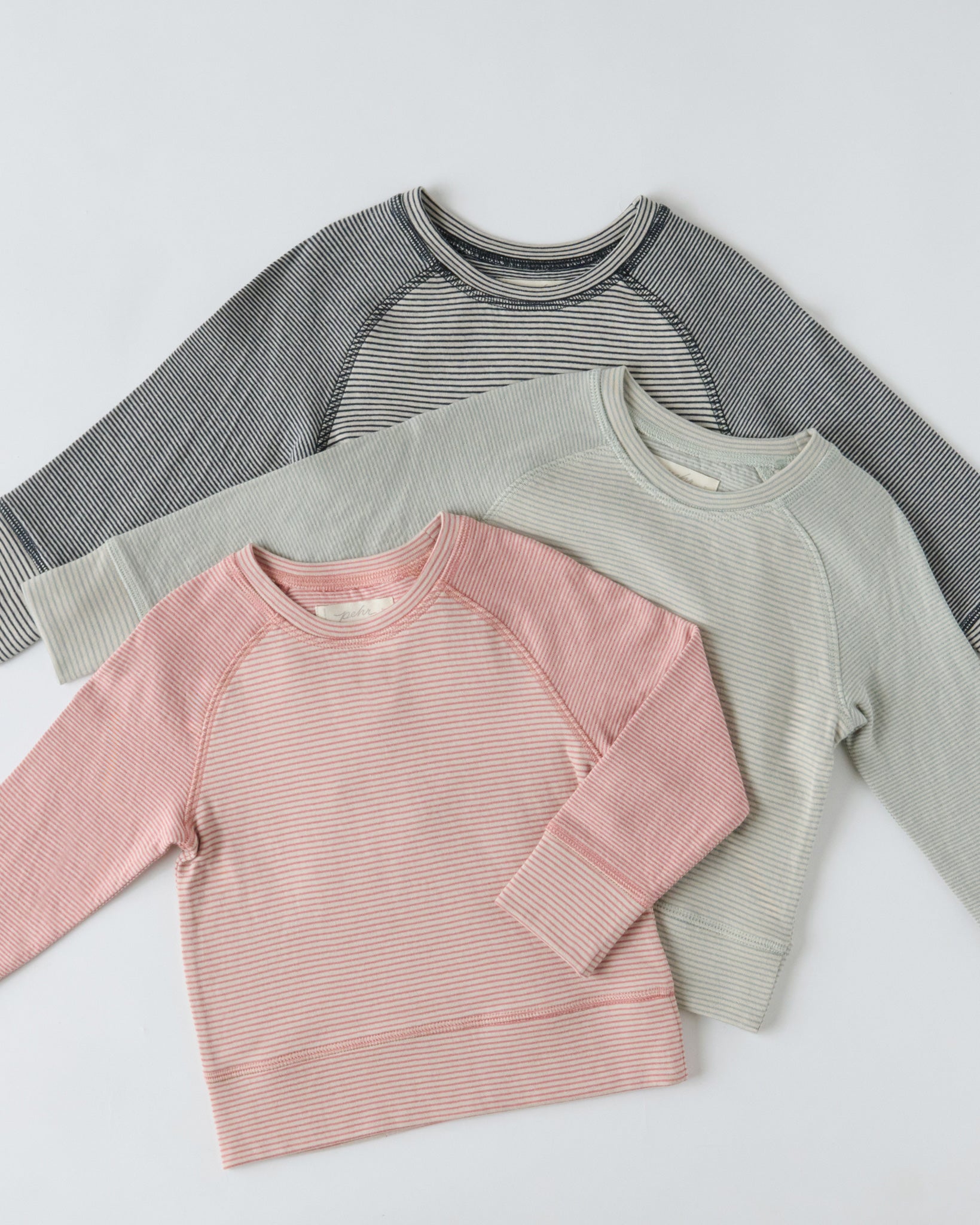 Pehr- Sailor Stripe Raglan Top - Tea Rose -4