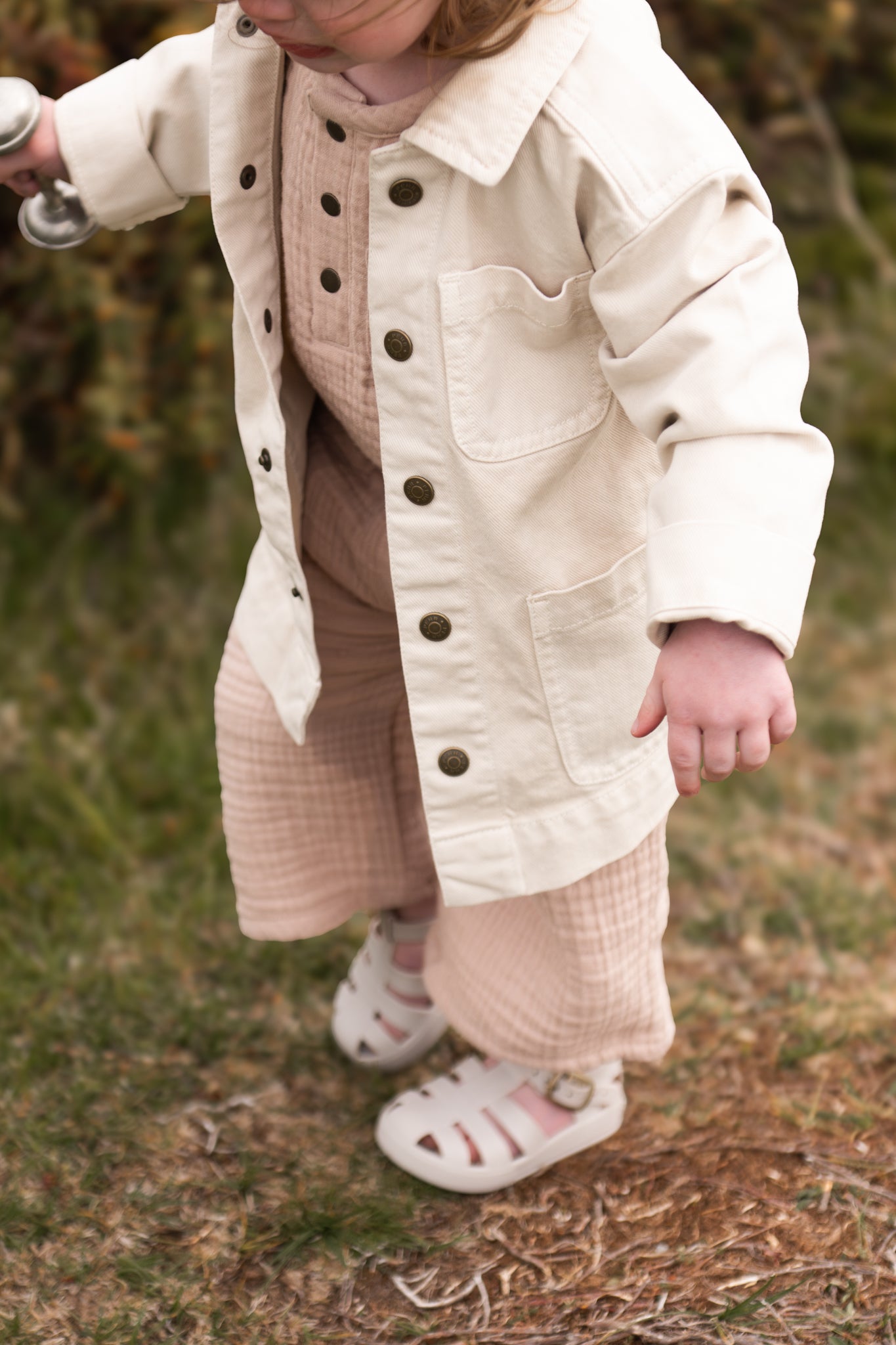 Pehr-Vintage Twill Chore Jacket-Natural-3