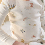 Pehr-Ribbed Toddler Pajama-Zodiac-2